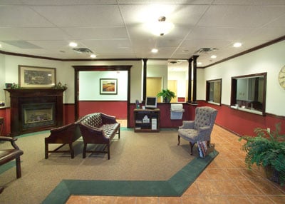Reception area of {PRACTICE_NAME}