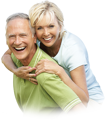 smiling couple